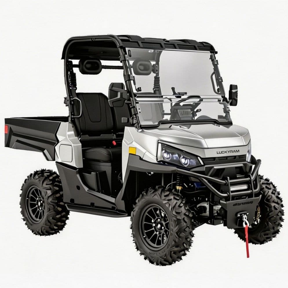 10KW striedavý motor 4WD elektrický UTV 1000kg ťažné zariadenie na lovecký ranč