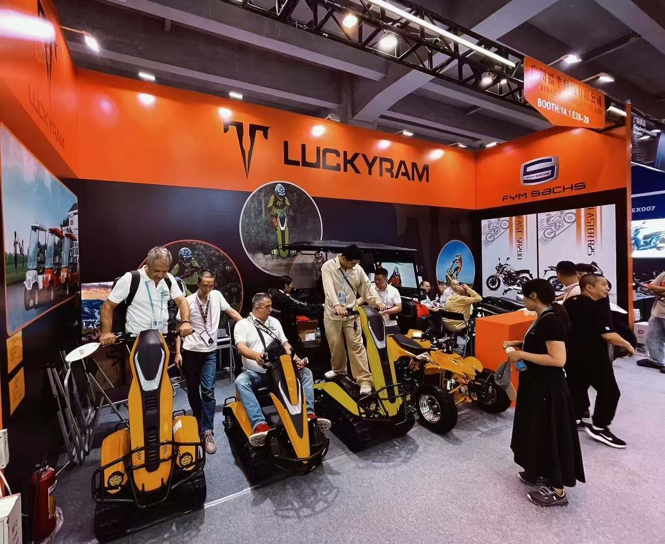 Luckyram ATV zachytávajú oči zahraničných kupcov na 136. kantóne veľtrhu