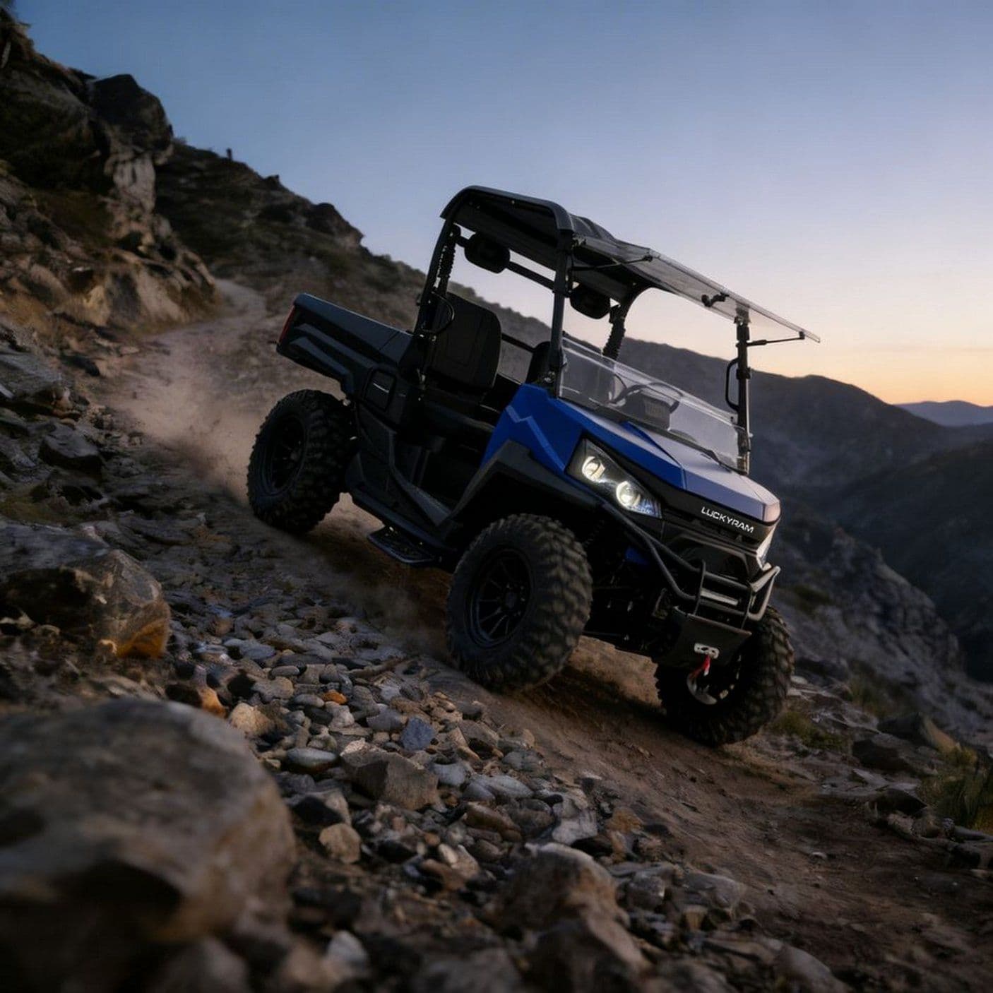 4WD UTV na lov 20KW Špičkový výkon 400mm Brodivosť 350kg Záťaž
