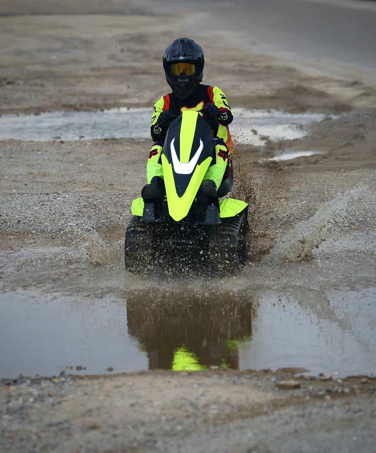 72V 4kw 45ah lítiová batéria Dual Track off-road elektrická motokára