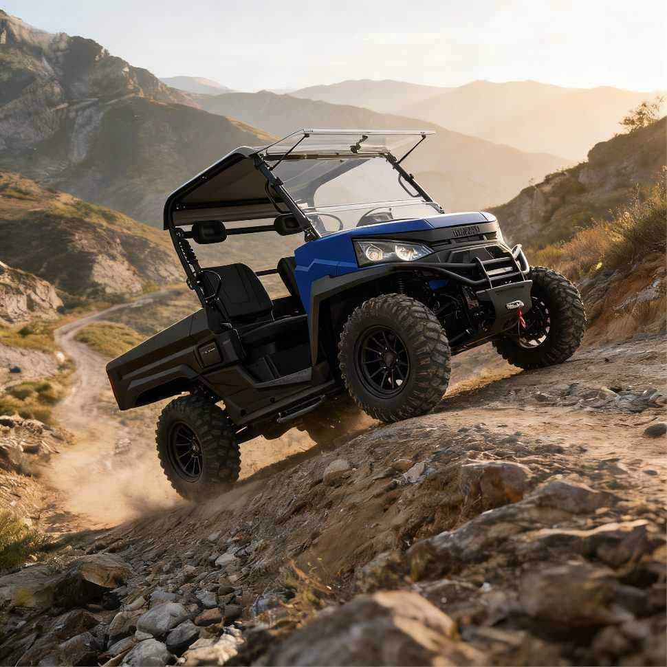 73,6 V 150 Ah 4WD elektrický UTV PKE bezkľúčový EPS na farmársky lov