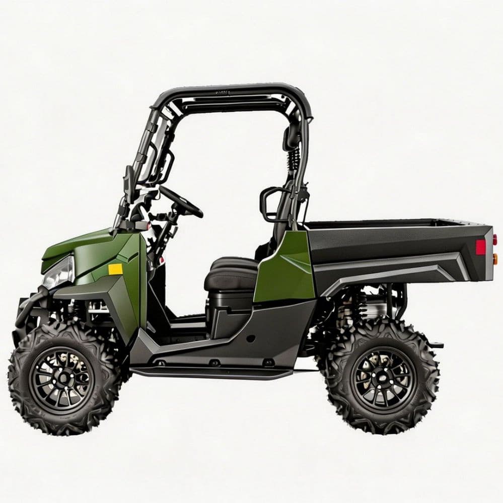 Prispôsobiteľné príslušenstvo 73,6 V elektrický UTV PKE Keyless 1000 kg ťažné 80-100 km Dojazd 4WD