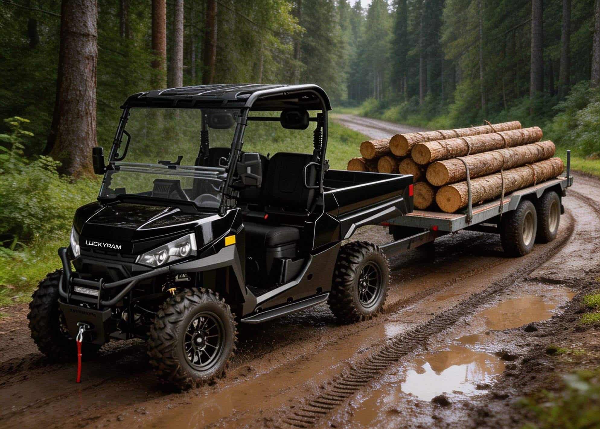 Farm Heavy Duty UTV 4WD 10KW AC motor 73,6V 400A ovládač