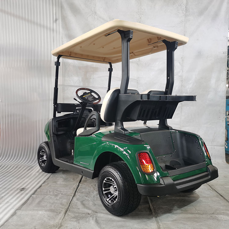 Vysokorozsahový dvojmiestny elektrický golfový kočík vybavený lítiovou batériou