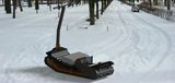Výkonná úžitková preprava snehu Elektrický snežný skúter Snowfox pre farmárov
