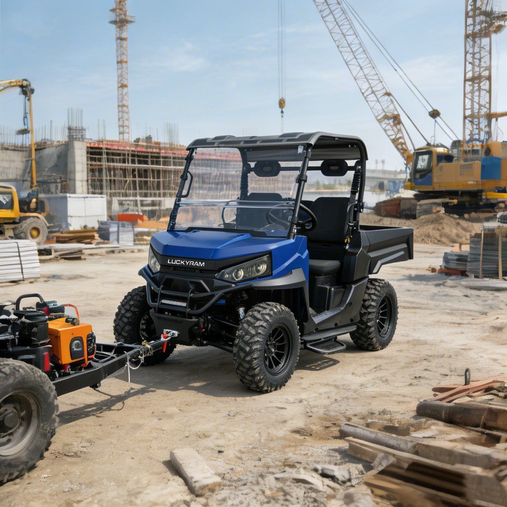 Ranch Work UTV 4WD 10KW AC motor 670kg Zaťaženie 1000kg Ťahanie